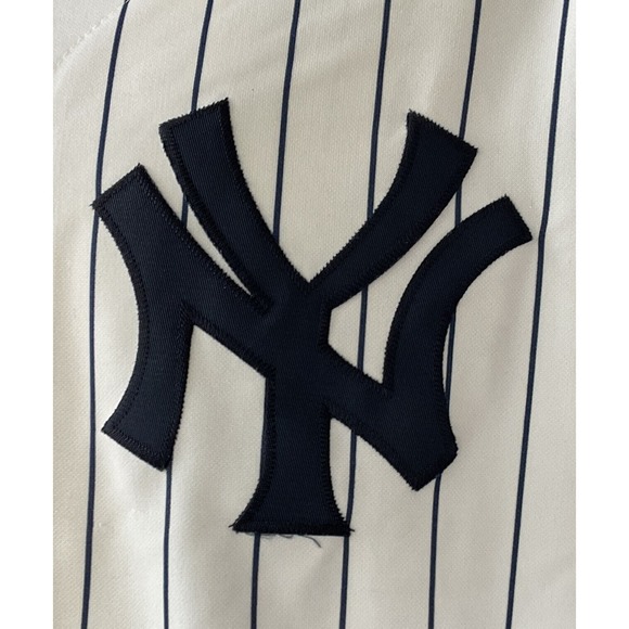 VINTAGE RUSSEL ATHLETIC ROBIN VENTURA NEW YORK YANKEES STITCHED JERSEY SIZE L - Picture 5 of 8